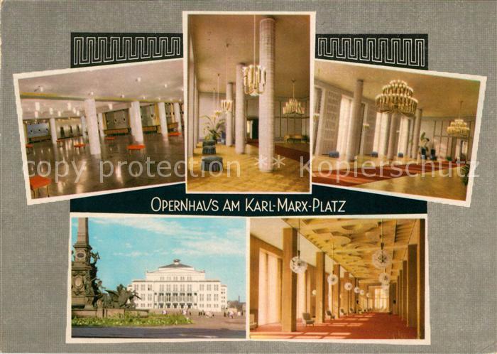 LEIPZIG Sachsen Opernhaus am Karl Marx Platz