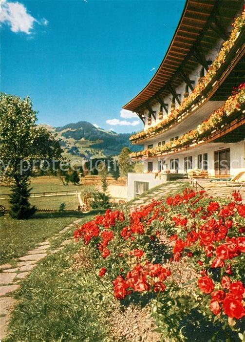 Sonthofen Oberallgaeu Alpenmoor und Kneippbad Sonnenalp Blumenbeet