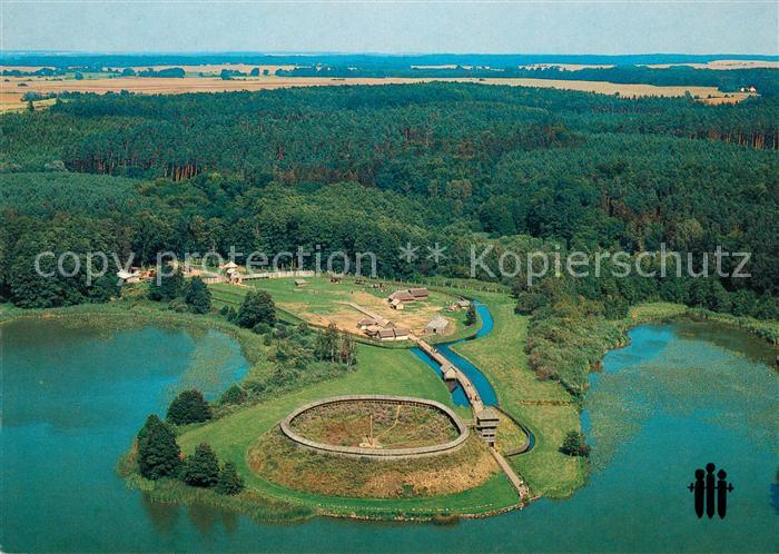 Gross Raden Archaeologisches Freilichtmuseum Fliegeraufnahme