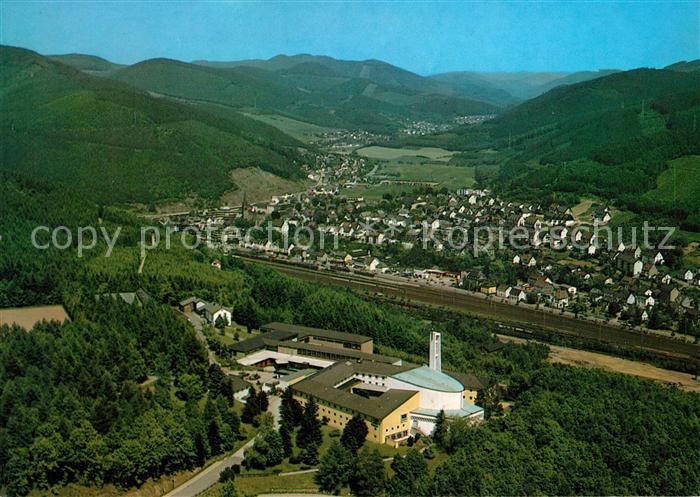 Altenhundem Missionshaus Maria Koenigin Fliegeraufnahme