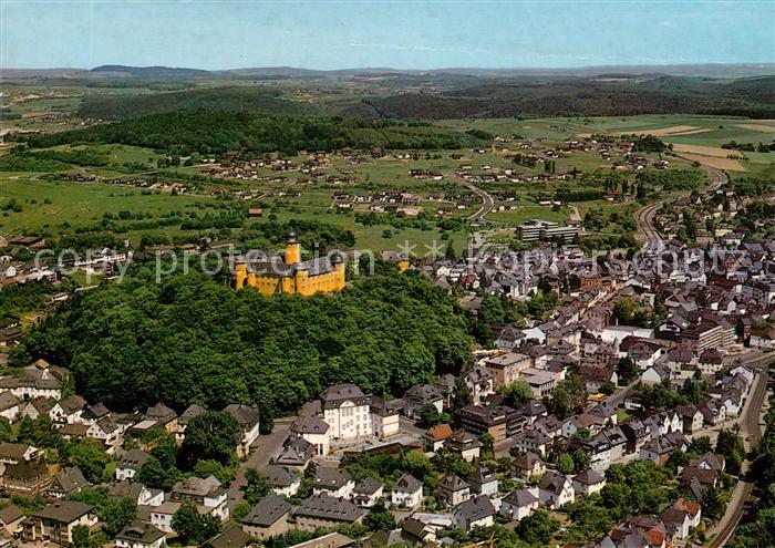 Montabaur Westerwald Schloss Fliegeraufnahme