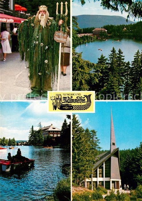 Mummelsee Berghotel Schwarzwaldhochstrasse Kirche Sagengestalt