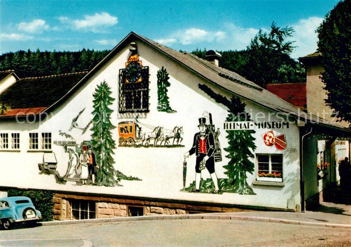 Triberg Schwarzwald Heimatmuseum Fassadenmalerei