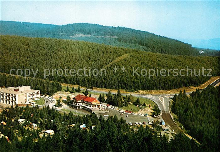 Hahnenklee-Bockswiese Harz Harzhotel Kreuzeck Fliegeraufnahme
