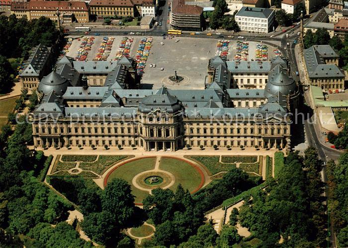 Wuerzburg Residenz Fliegeraufnahme