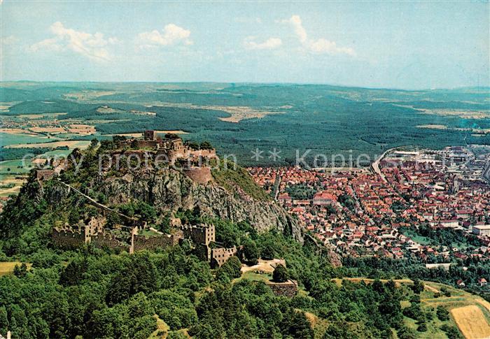 Singen Hohentwiel Festungsanlage Fliegeraufnahme