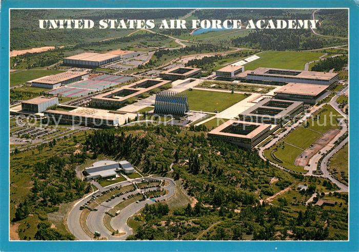 Colorado Springs United States Air Force Academy aerial view