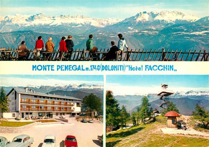 Monte Penegal Berghotel Hotel Facchin Aussichtspanorama Fernsicht Alpenpanorama