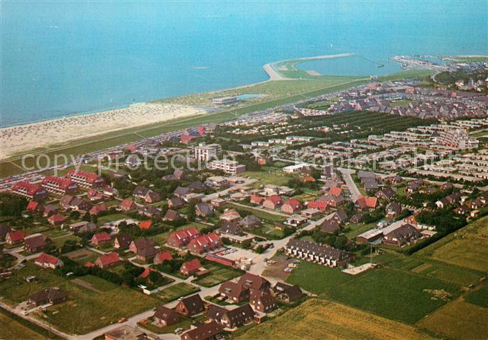 Norden Norddeich Ostfriesland Nordseebad Fliegeraufnahme