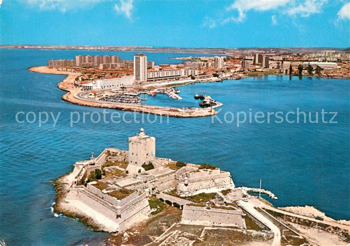 Port-de-Bouc Tour Carrée Port vue aérienne