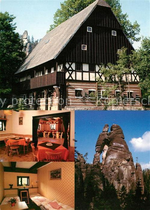 Adrspach Adersbach Pension Pod Hradem Felsen