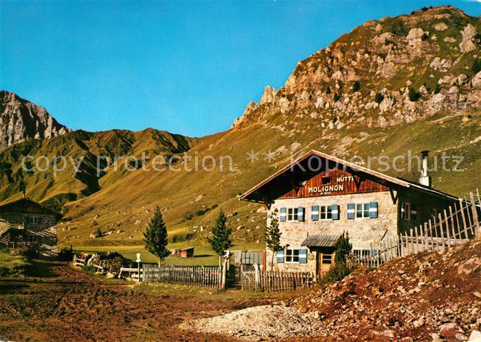 Seiser Alm Dolomiten Rifugio Molignon Dolomiti Berghuette Dolomiten