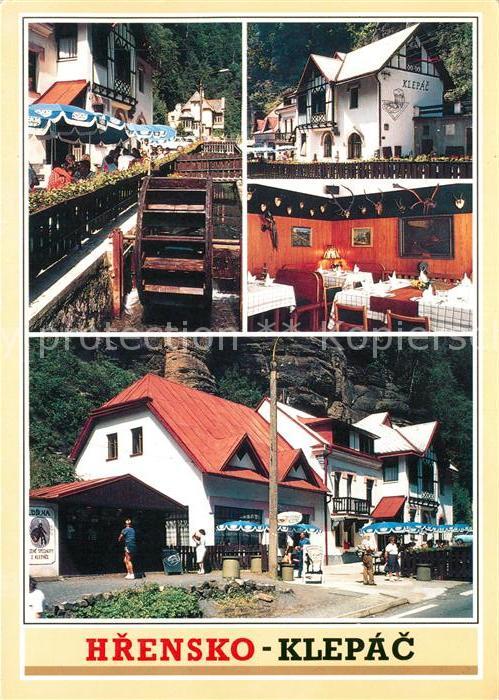 Hrensko Klepac Turisticke centrum Touristenzentrum Hotel Restaurant