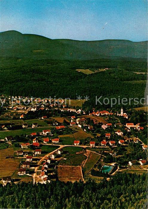 Spiegelau Tor zum Deutschen Nationalpark Bayerischer Wald Fliegeraufnahme