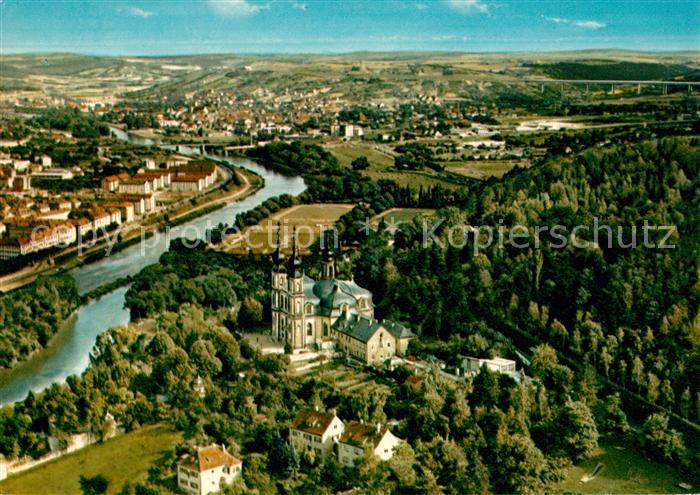 Wuerzburg Kaeppele Wallfahrtskirche Fliegeraufnahme