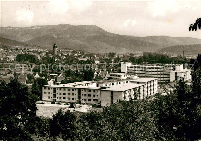Bad Sooden-Allendorf Stadtpanorama mit Werra Sanatorium der BfA