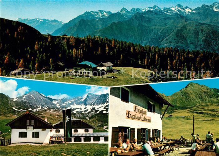 Saltaus Gasthaus Tallner Alm Hirzerhuette Alpenpanorama