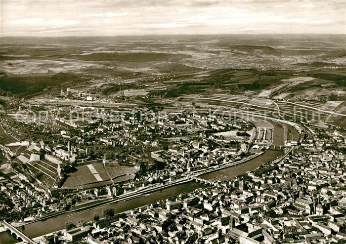 Wuerzburg Fliegeraufnahme