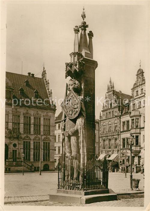 BREMEN  DE Roland Statue errichtet 1401