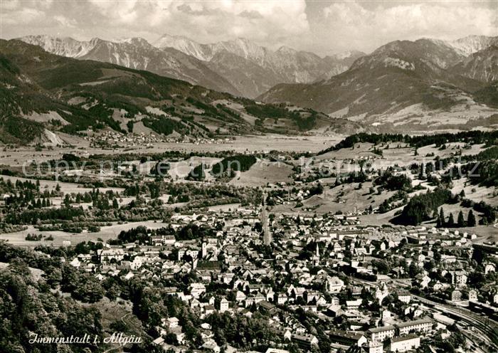Immenstadt Allgaeu Allgaeuer Alpen Fliegeraufnahme