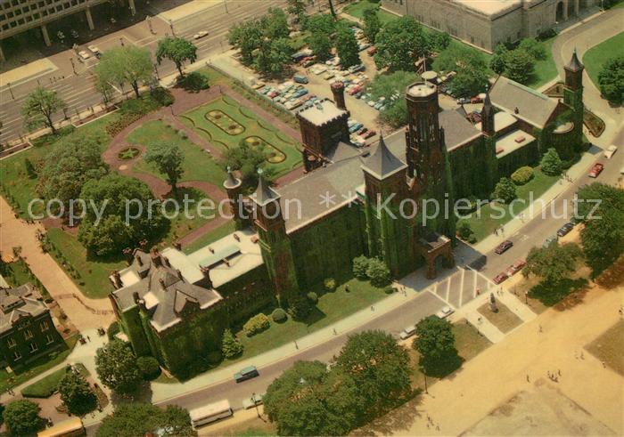 Washington DC Smithsonian Institution Building Fliegeraufnahme