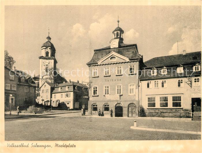 Bad Salzungen Marktplatz Kurhaus