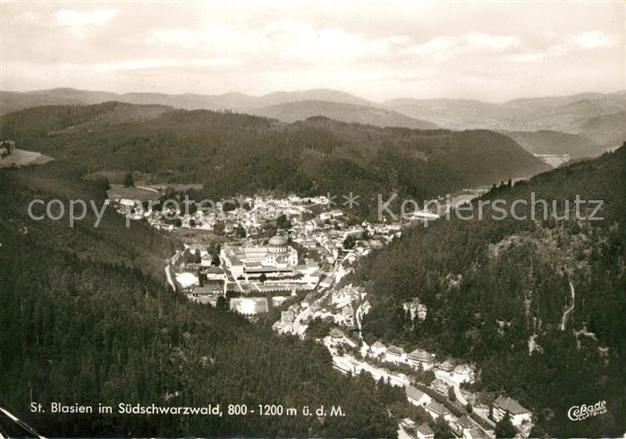 St Blasien Fliegeraufnahme Dom Hotel
