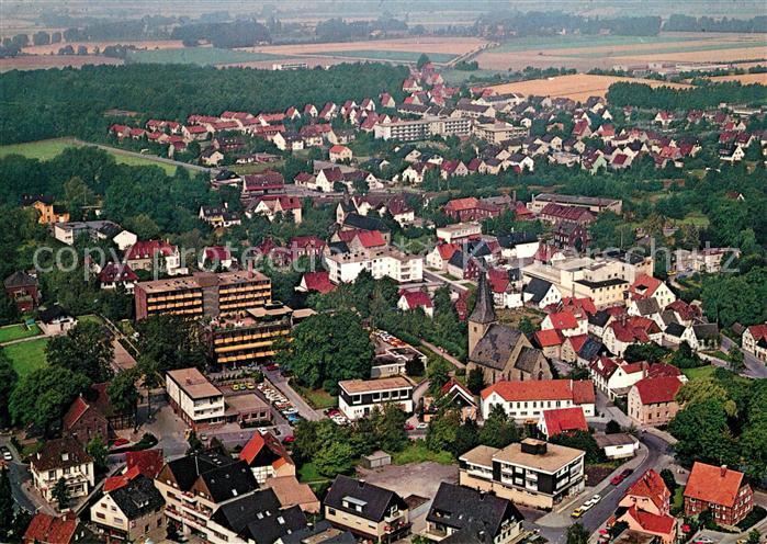 Bad Sassendorf Fliegeraufnahme Moor und Soleheilbad