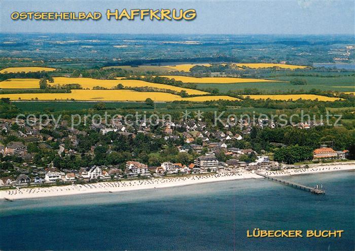 Haffkrug Ostseebad Fliegeraufnahme mit Luebecker Bucht
