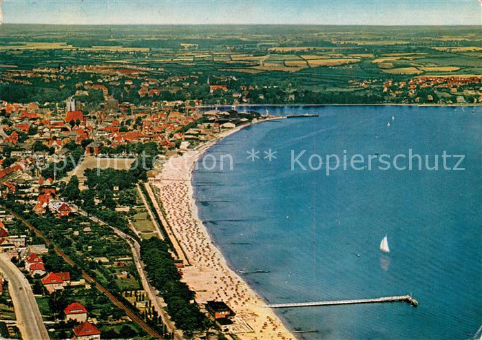 Eckernfoerde Fliegeraufnahme