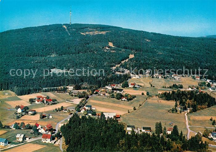 Fleckl Fichtelgebirge mit Ochsenkopf Fliegeraufnahme