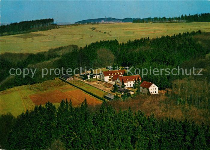 Rehe Westerwald Stiftung Christl Erholungsheim Westerwald Fliegeraufnahme