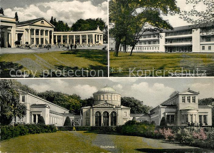 Bad Oeynhausen Wandelhalle Gollwitzer Meier Institut Badehaus I