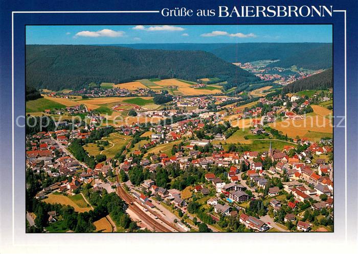Baiersbronn Schwarzwald Fliegeraufnahme