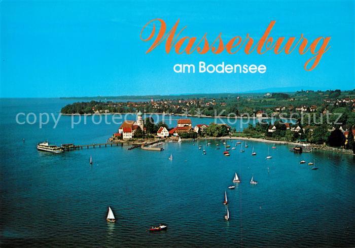 Wasserburg Bodensee Fliegeraufnahme