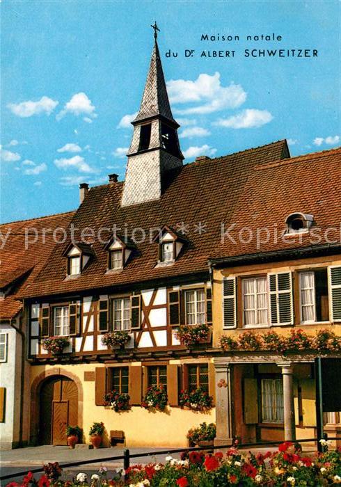 Kaysersberg Haut Rhin Maison natale du Dr Albert Schweitzer