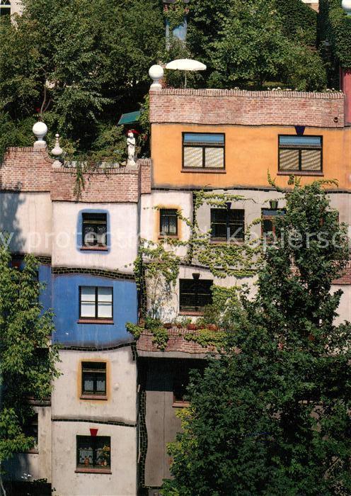Wien Hundertwasser Haus Innenhof Kegelgasse
