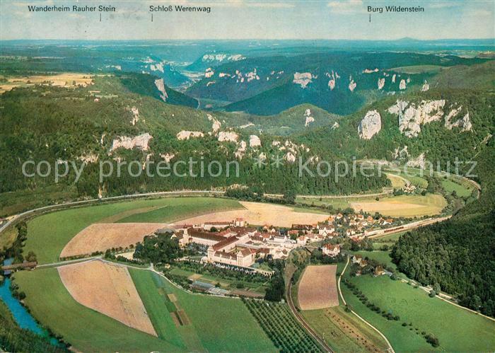 Beuron Donautal Erzabtei Beuron Fliegeraufnahme