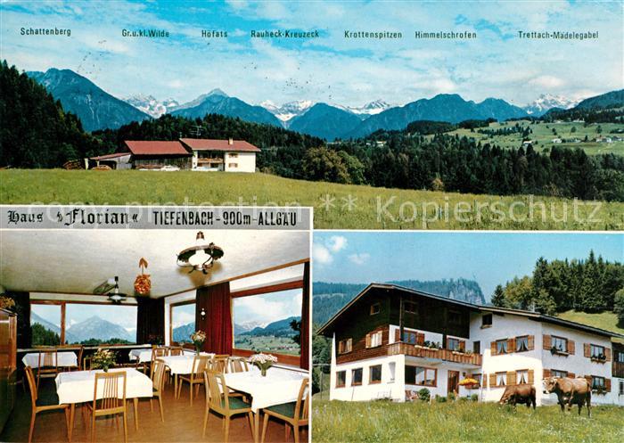 Tiefenbach Oberstdorf Haus Florian Panorama Gastraum