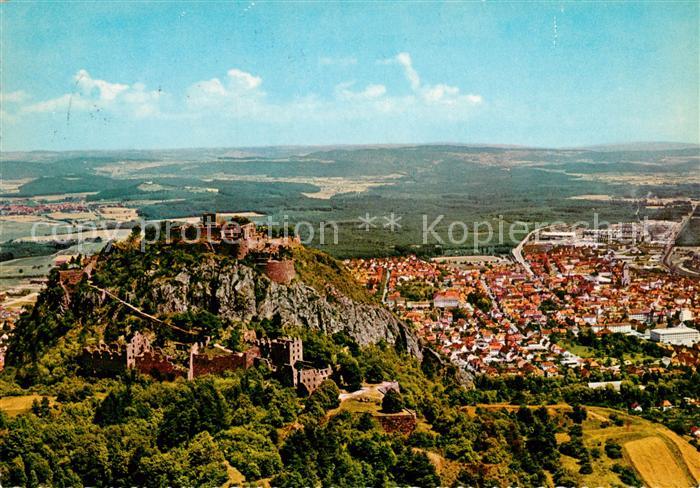 Singen Hohentwiel Fliegeraufnahme mit Burgruine Hohentwiel