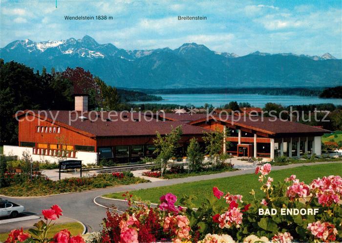 Endorf Chiemgau Jod Thermalbad mit Wendelstein und Breitenstein