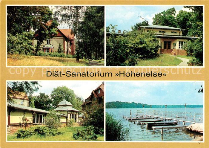 Rheinsberg Diaet Sanatorium Hohenelse Bootssteg
