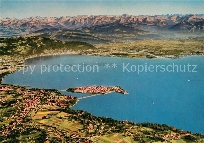 Schachen Lindau Fliegeraufnahme mit Bodensee