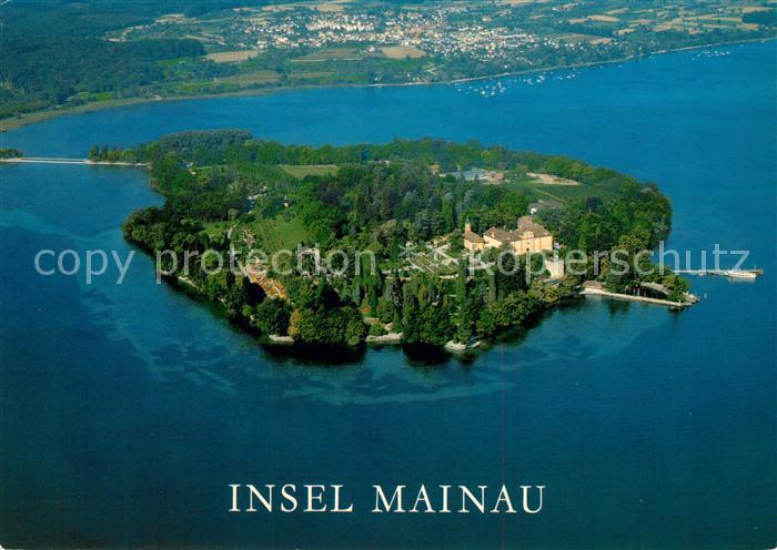 Insel Mainau Fliegeraufnahme