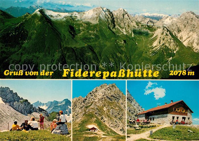 Fiderepasshuette Panorama Teilansichten