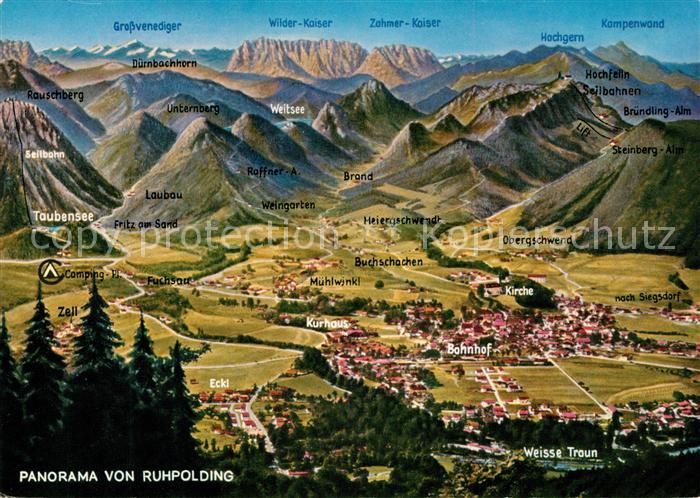 Ruhpolding Panoramakarte