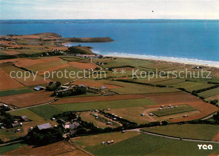 Plomodiern Camping Ker Vella Polebret Plage Vue aerienne