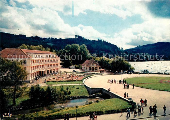 Gerardmer Vosges Le rond point du lac