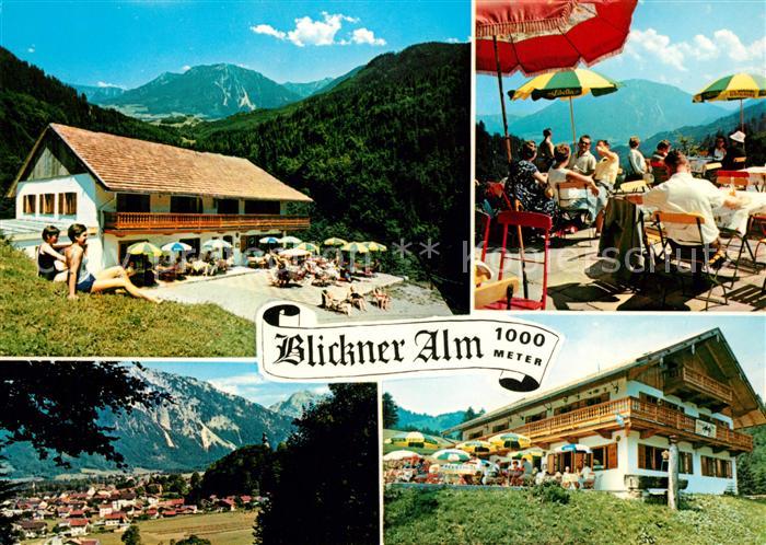Ruhpolding Blickner Alm Terrasse Panorama