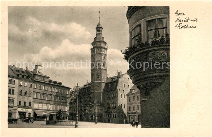 Gera Marktplatz Rathaus